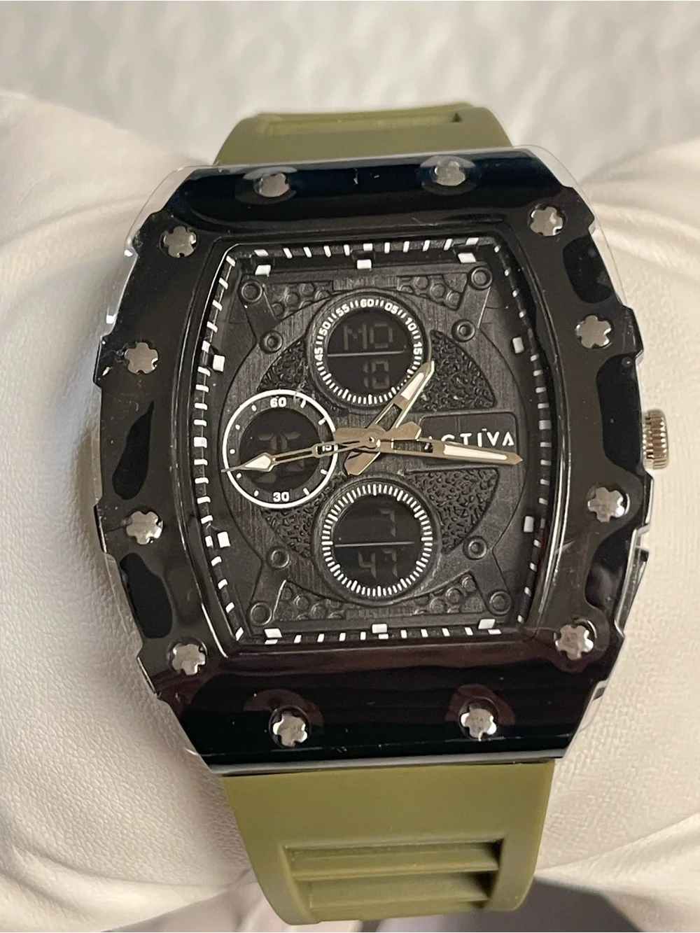 Activa X Invicta Digital Essentials Men's Watch - 42.8mm, Army Green new